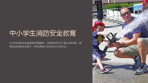 中小学生消防安全教育