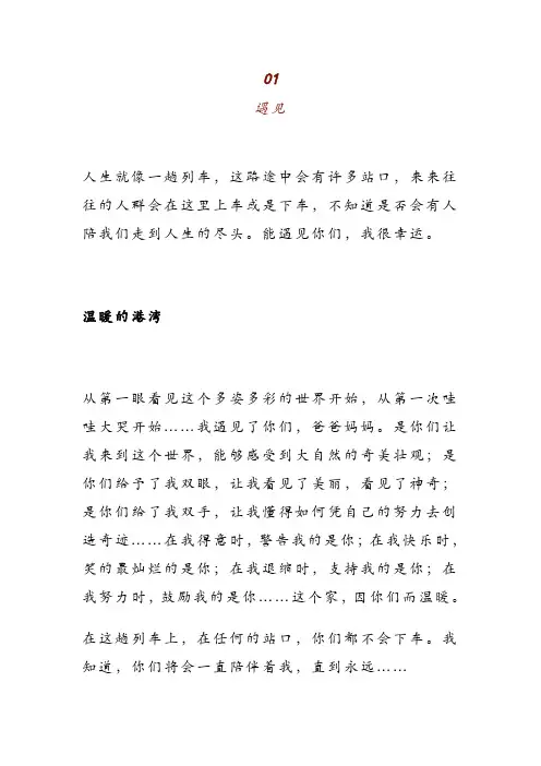 2024中考语文作文押题《遇见》范文4篇