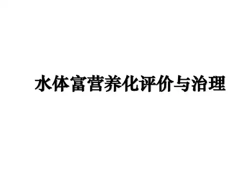 水体富营养化评价与治理资料