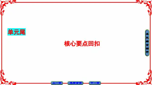 高中英语人教版新课标课件 必修六 Unit 3 A healthy life 核心要点回扣.ppt