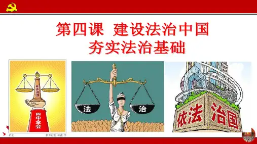 4.1《夯实法治基础》(简)