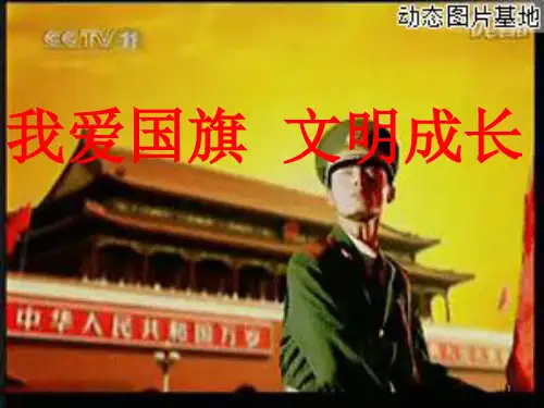 升旗礼仪ppt课件