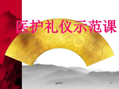 医护礼仪规范  ppt课件