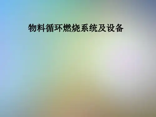 物料循环燃烧系统及设备