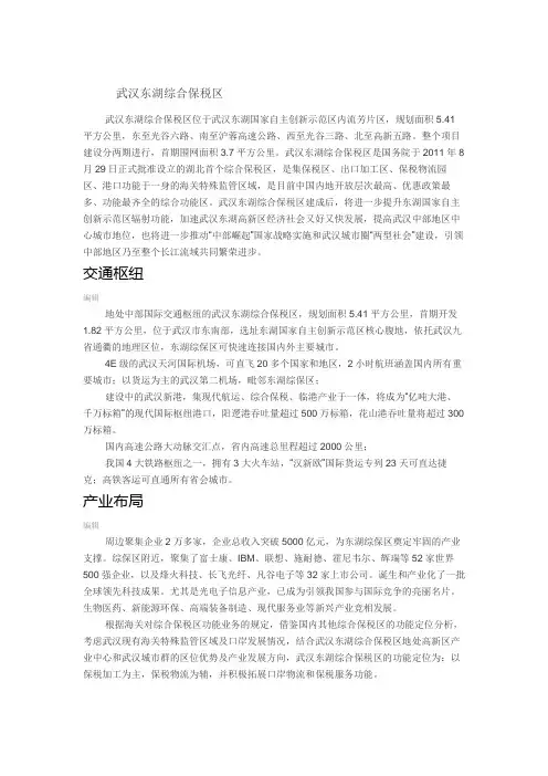 武汉东湖综保区
