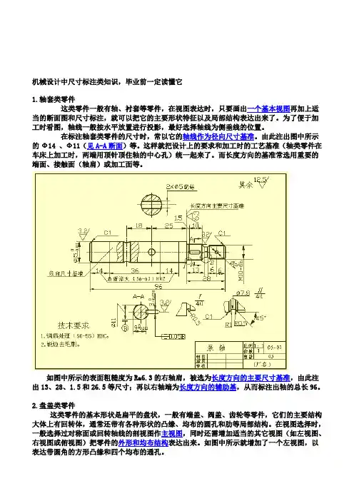 机械图纸尺寸标注类