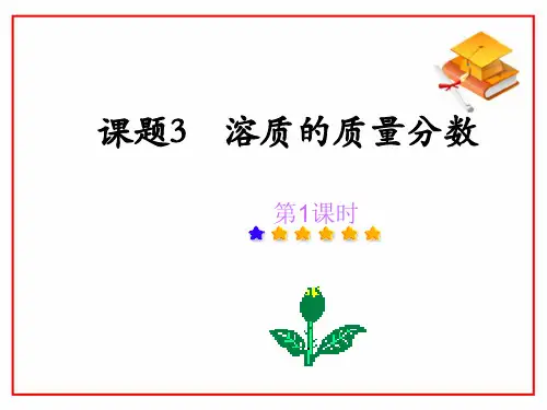 溶质的质量分数PPT课件(12)