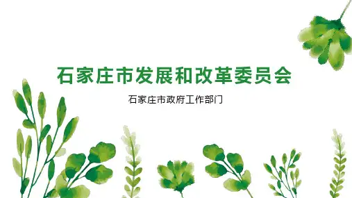石家庄市发展和改革委员会