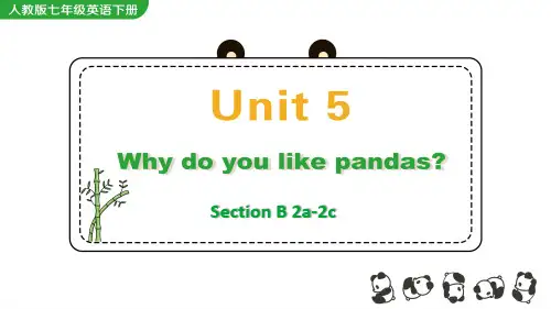 Unit 5 Section B 2a-2c(人教版七年级下册英语第五单元精品课件PPT)