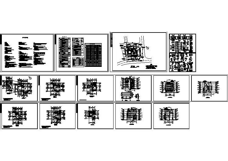 某地高级独栋别墅建筑施工图（全套）