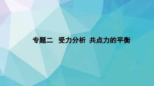 高考物理一轮复习：专题二 受力分析 共点力的平衡精品课件