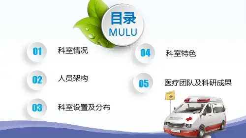 医院医疗机构科室介绍PPT演示课件