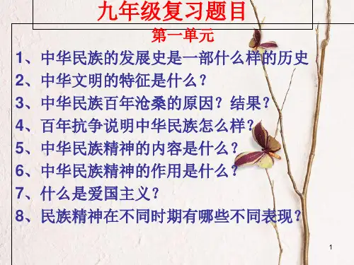 九年级政治全册 复习提纲课件 教科版.pptx