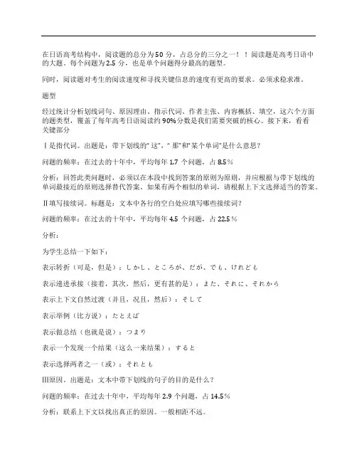 高考日语阅读技巧篇——怎样在提高阅读速度的同时保证答题正确率？