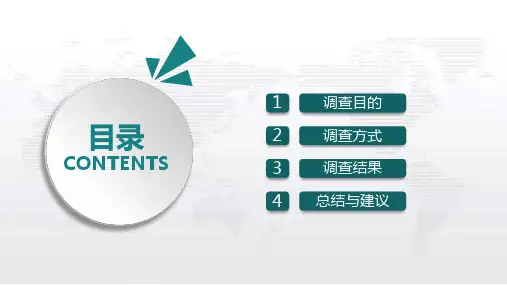 大学生消费情况调查报告ppt课件