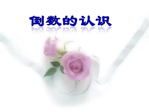 六年级上册数学课件《倒数的认识》人教版(共16张PPT)