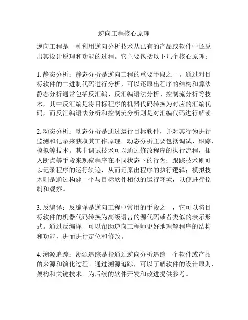逆向工程核心原理