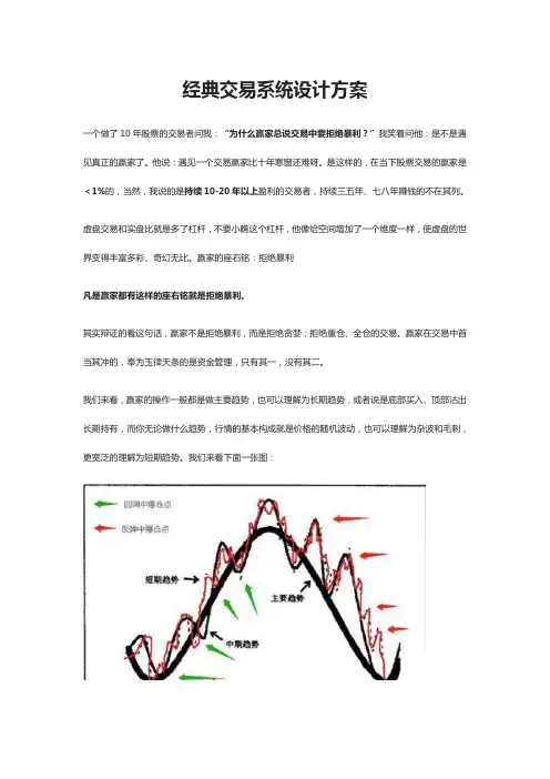 经典交易系统设计方案