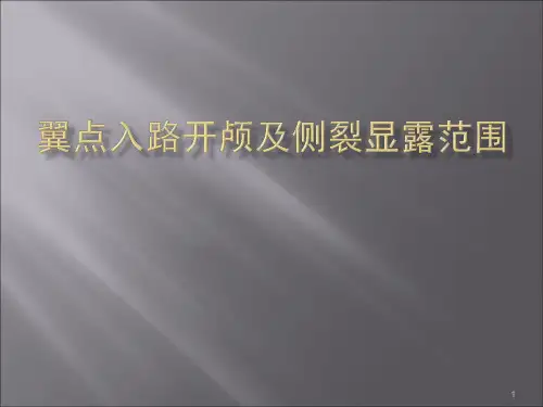 (医学课件)翼点入路开颅及侧裂显露范围