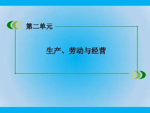 人教版高中政治必修一第6课 第2框PPT教学课件