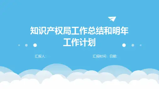 知识产权局工作总结和明年工作计划