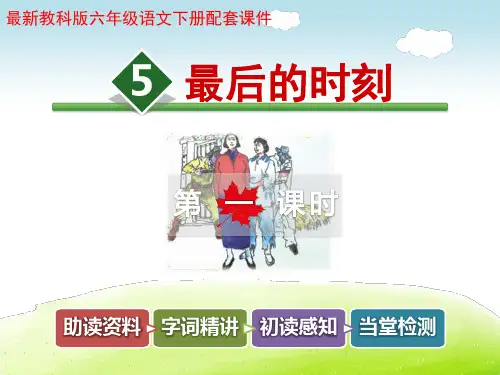 最后的时刻PPT课件