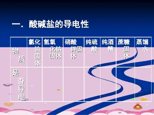 几种常见的酸PPT课件 湘教版