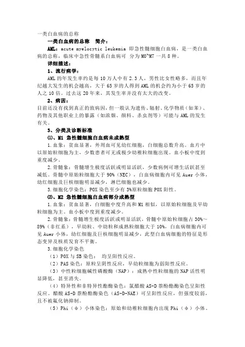 AML的详细介绍
