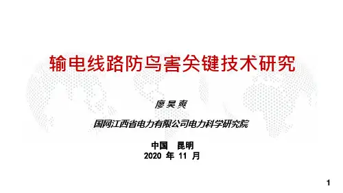 输电线路防鸟害关键技术研究_电力技术讲座课件PPT