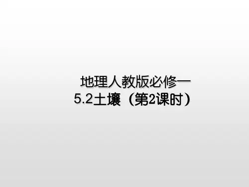 地理人教版必修一5.ppt土壤(23张)优质PPT