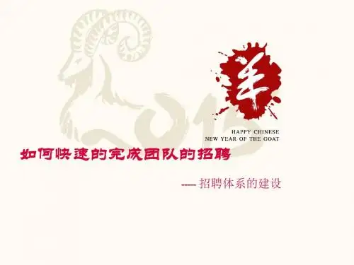 招聘体系的建设
