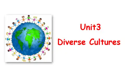 Unit3DiverseCultures单词课件-高中英语人教版