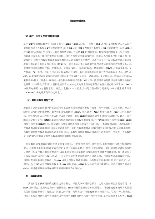 64QAM调制原理