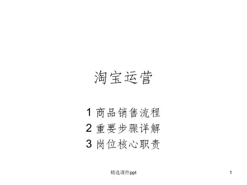 《淘宝运营》PPT课件