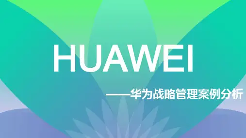 华为战略管理案例分析