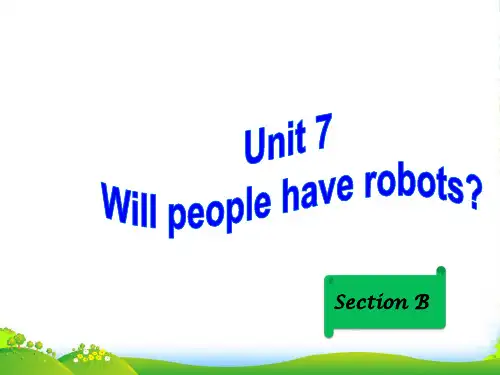 人教目标八年级上Unit 7 Section B1a2e(共32张PPT)