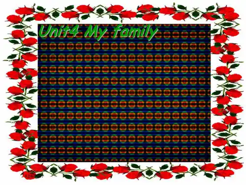 三年级英语上册 unit4 my family课件31