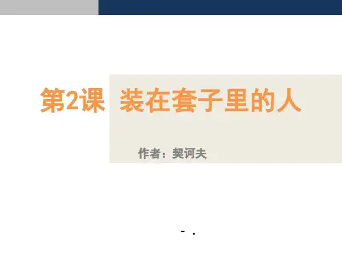 《装在套子里的人》PPT课件
