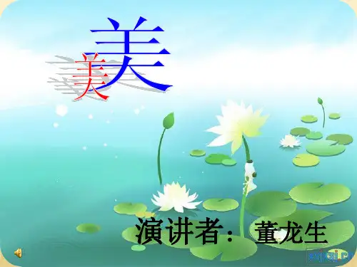 审美观 ppt