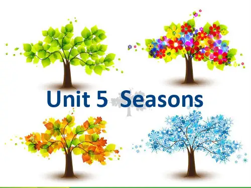 2021年牛津译林苏教版四年级英语下册Unit5 Seasons Story time公开课课件