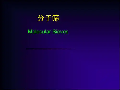 分子筛简介解读