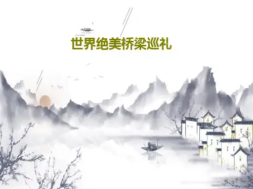 世界绝美桥梁巡礼66页PPT