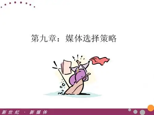 9、媒体选择策略