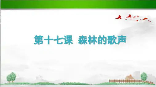 《森林狂想曲》 公开课教学课件【小学四年级音乐下册】