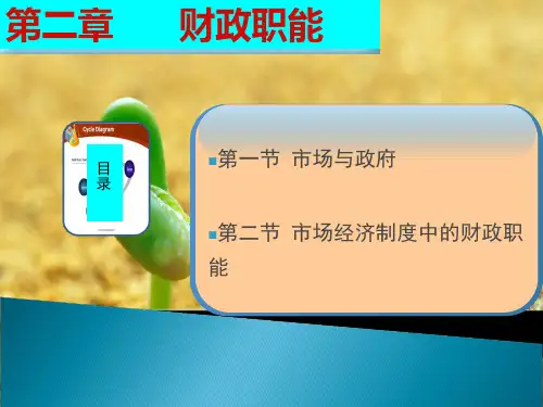 财政学 第二章 财政职能PPT