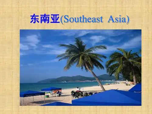 区域地理---东南亚课件