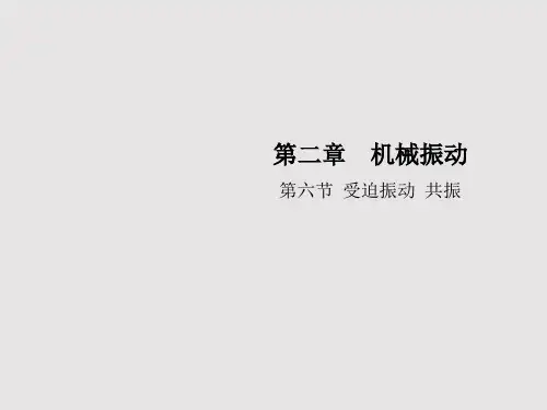 物理人教版选择性必修第一册 2.6受迫振动 共振 课件(40张) 
