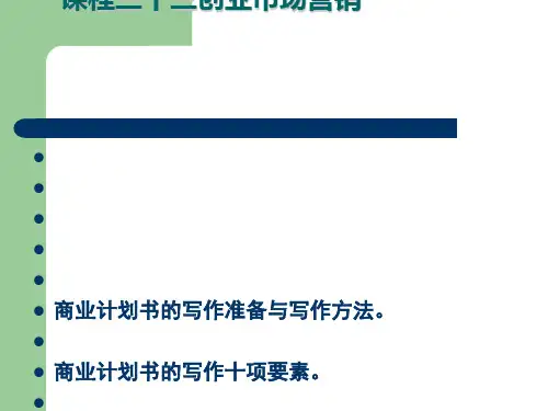 创业市场营销概述(PPT29张)