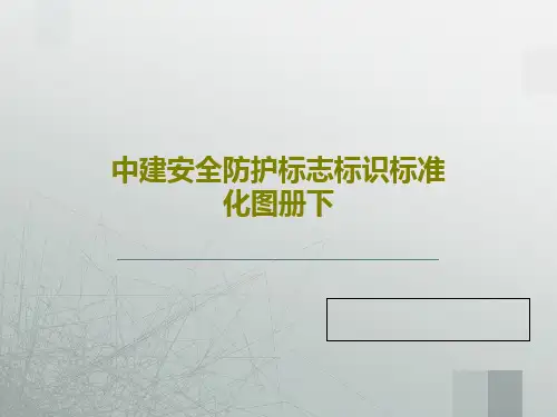 中建安全防护标志标识标准化图册下PPT52页