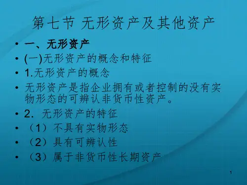 无形资产及其他资产(12)PPT课件